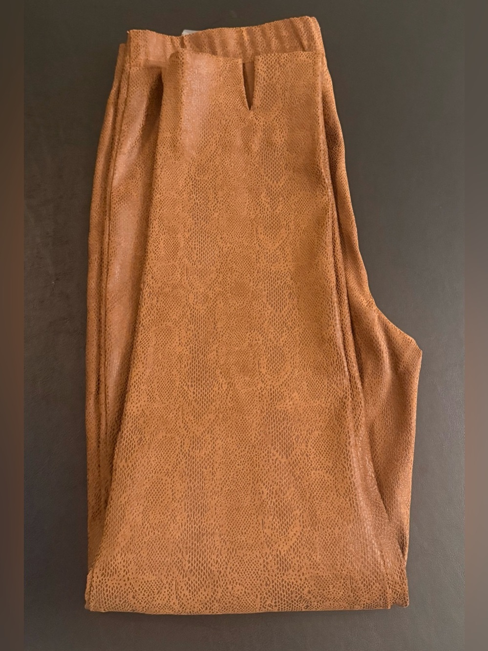 Joseph Ribkoff- Ella Crop Pant-203018-Brown Snake Print-Size 10-NWT